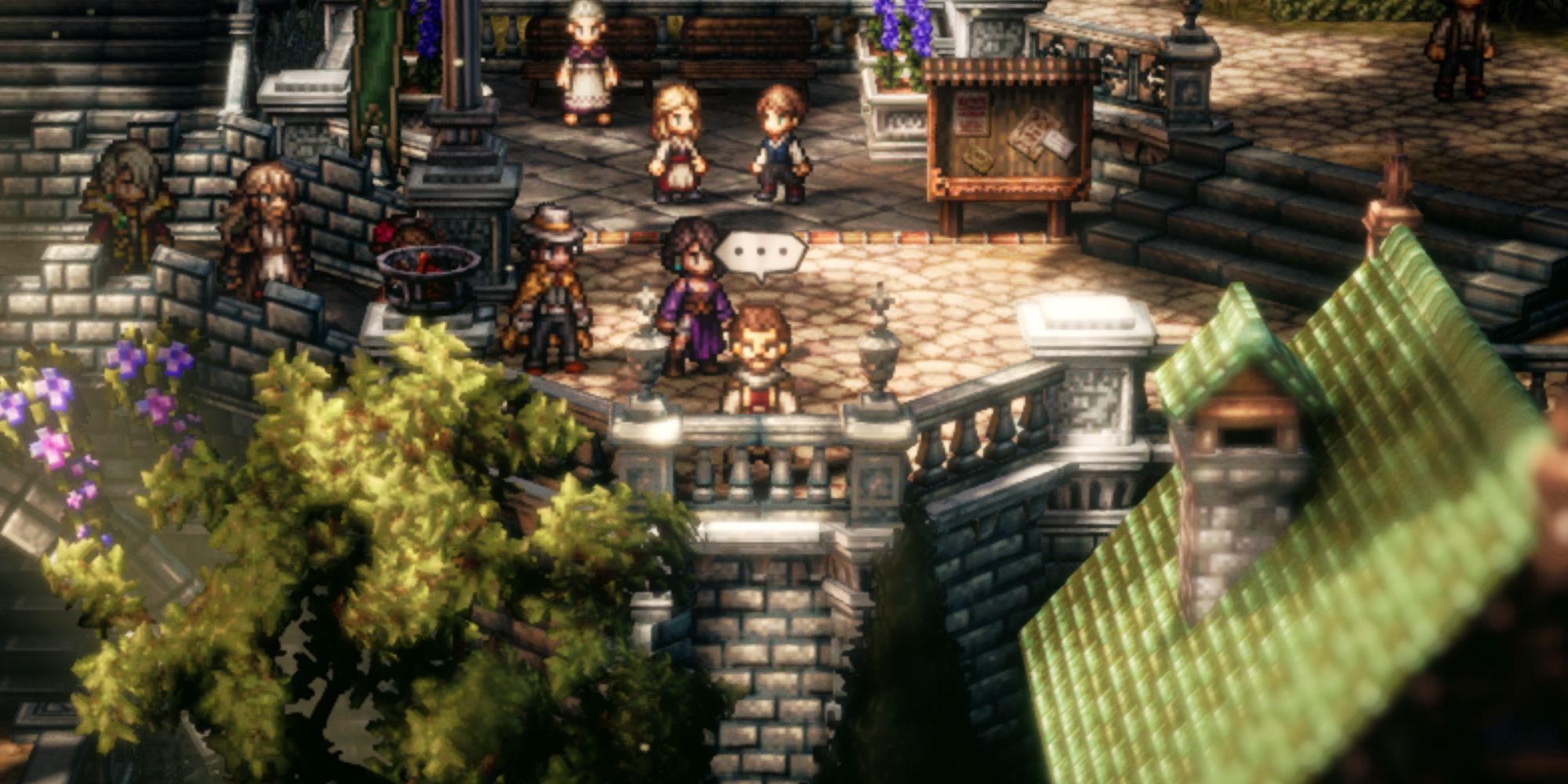 Octopath Traveler 2 Timberain Soldier in the Day