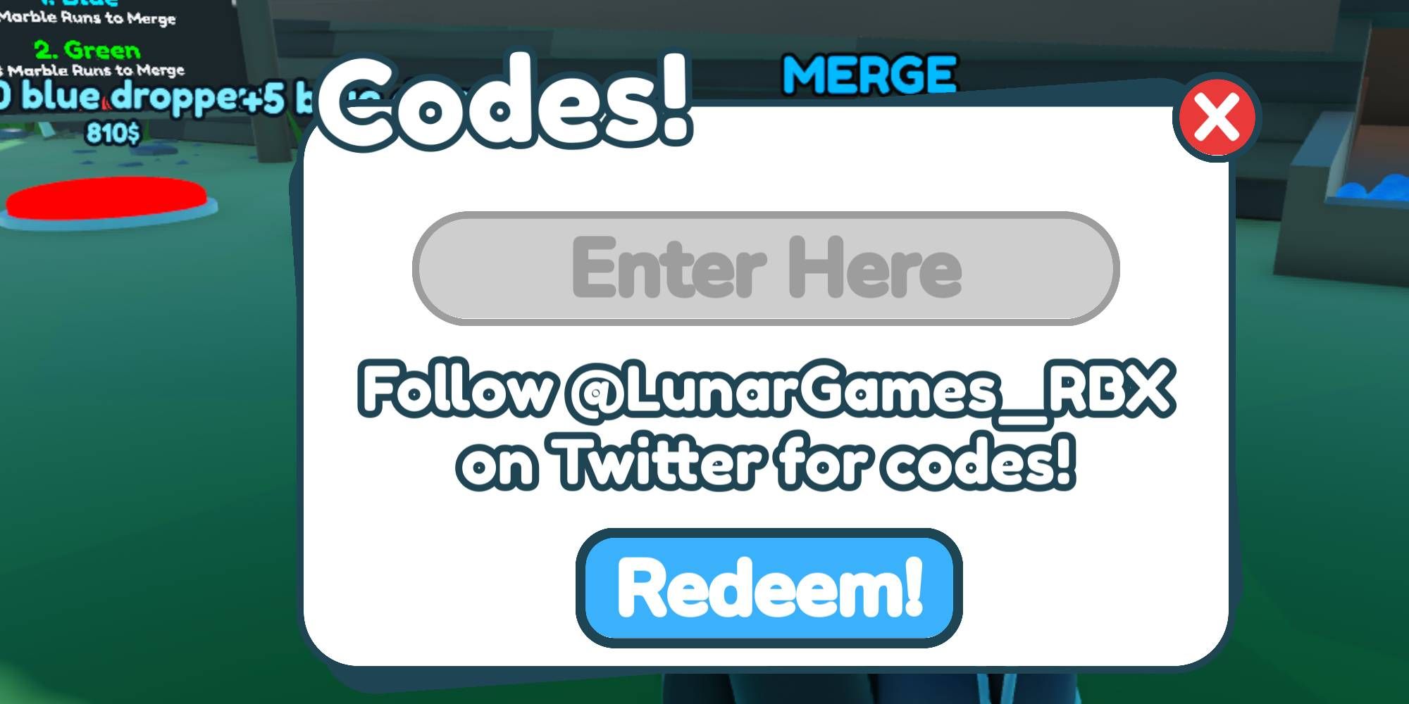 Marble Merge Tycoon Codes Roblox