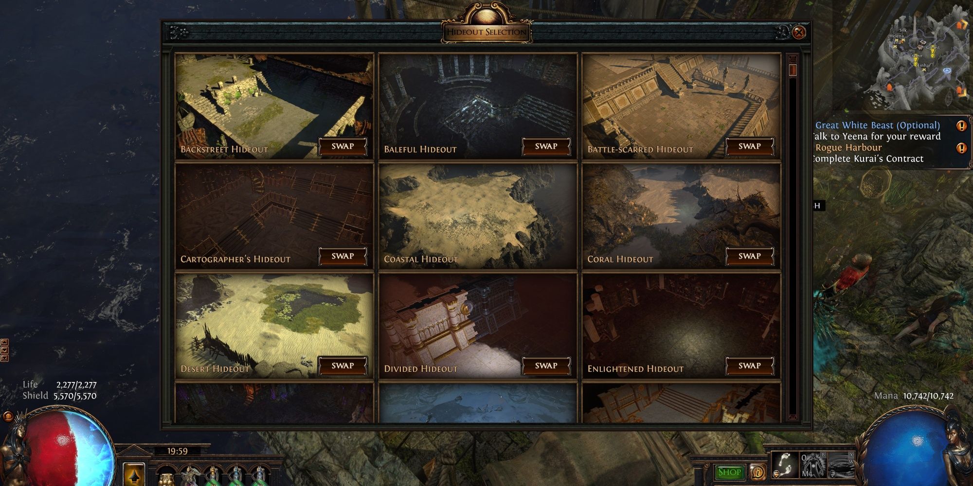 Path of Exile Act 2 Hideout Creation Tip