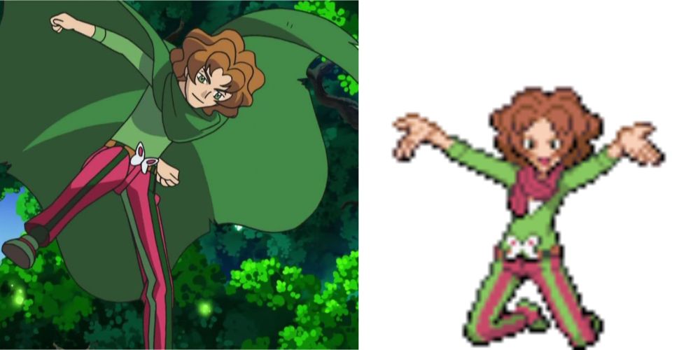 Pokemon - Burgh From The Anime And The Sprite From The Game