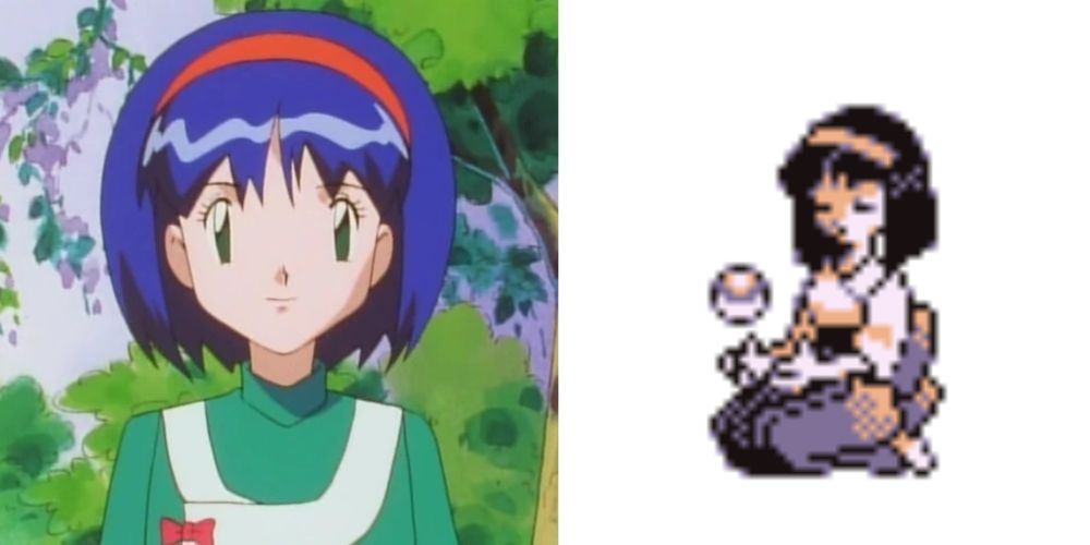 Pokemon - Erika From The Anime And The Sprite From The Game