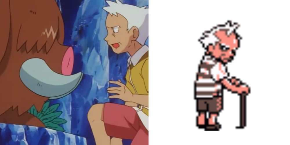 Pokemon - Pryce From The Anime And The Sprite From The Game