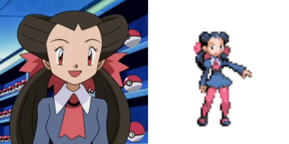 Pokemon - Roxanne From The Anime And The Sprite From The Game