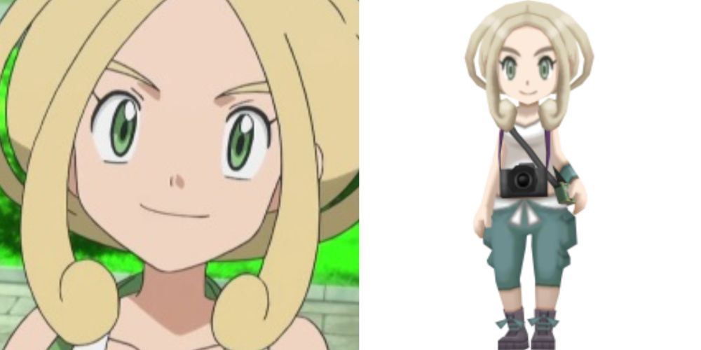 Pokemon - Viola From The Anime And The Sprite From The Game