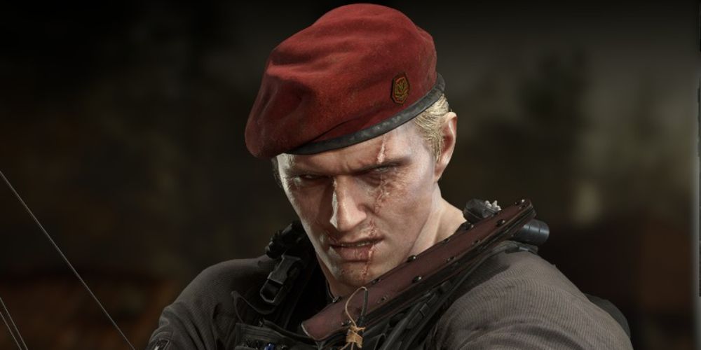 Major Jack Krauser in Resident Evil 4 Remake: The Mercenaries