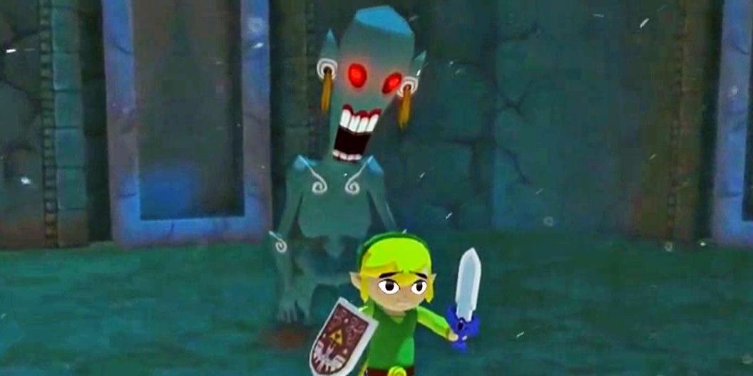 ReDead sneaking up on Link in The Legend Of Zelda: The Wind Waker