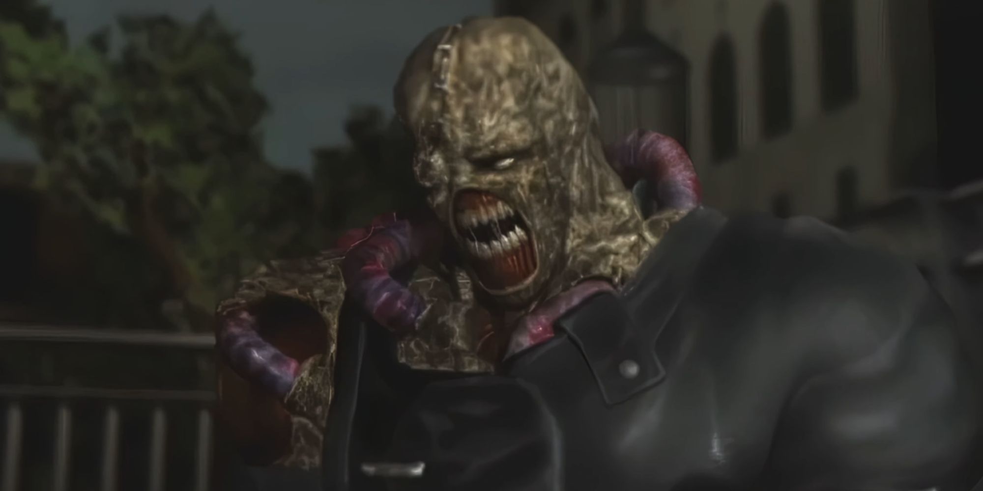 Screenshot Of Original Nemesis in Resident Evil 3: Nemesis.