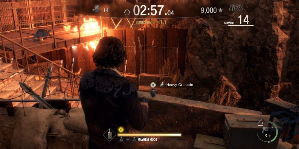 Lewis finds a heavy grenade in Resident Evil 4 Remake: Mercenary