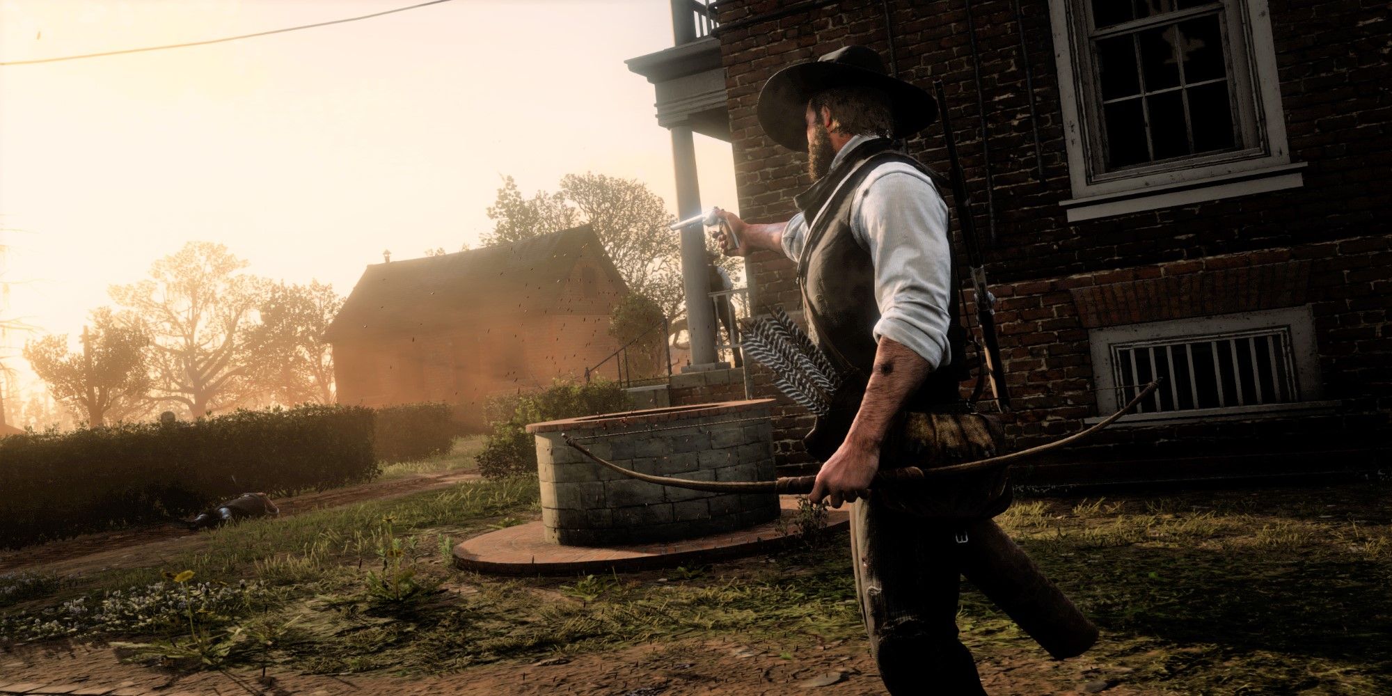 Mod image for Red Dead Redemption 2 that restores quivers that can be equipped on characters.