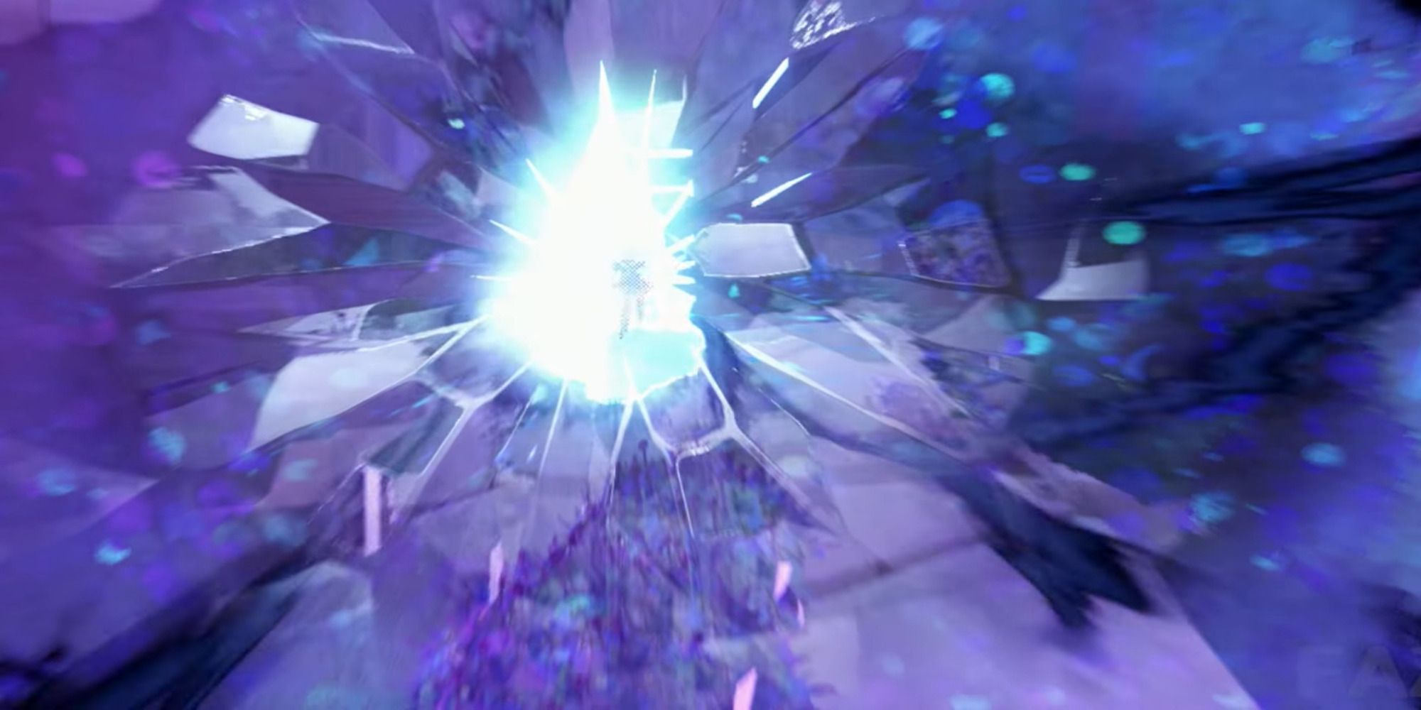 A crystal explosion in Tir na Nog.