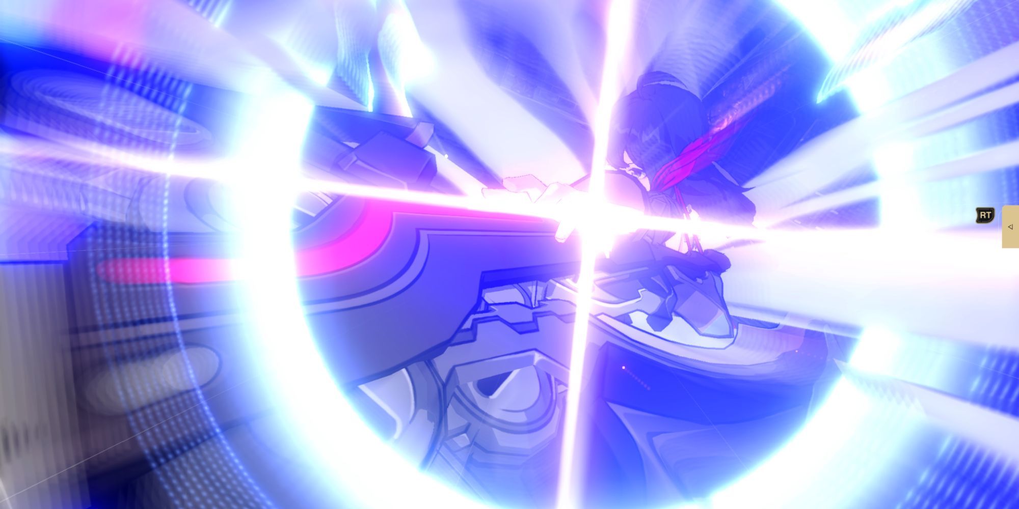 Honkai: Star Rail - Seele uses her Ultimate, playing a cutscene in battle when you trigger it.
