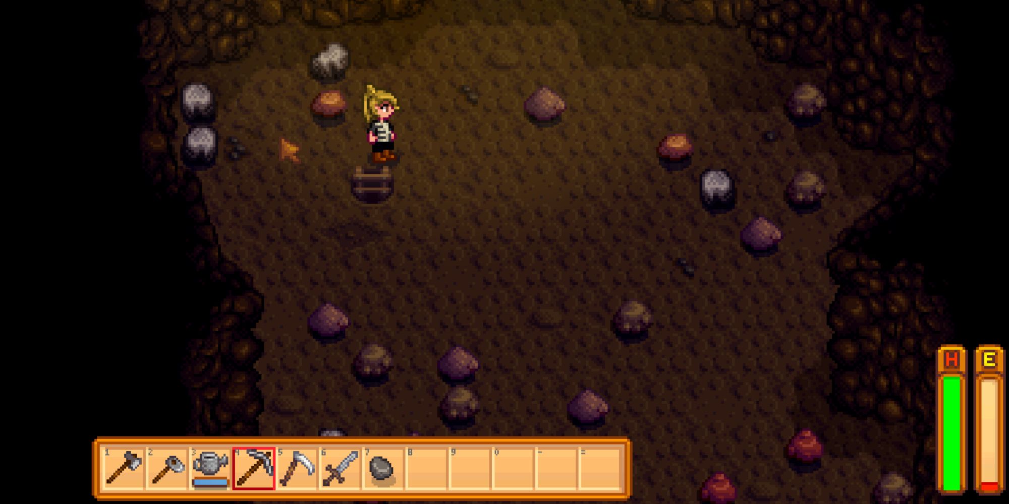 Stardew Valley Low on energy but slowly regenerating in the mines