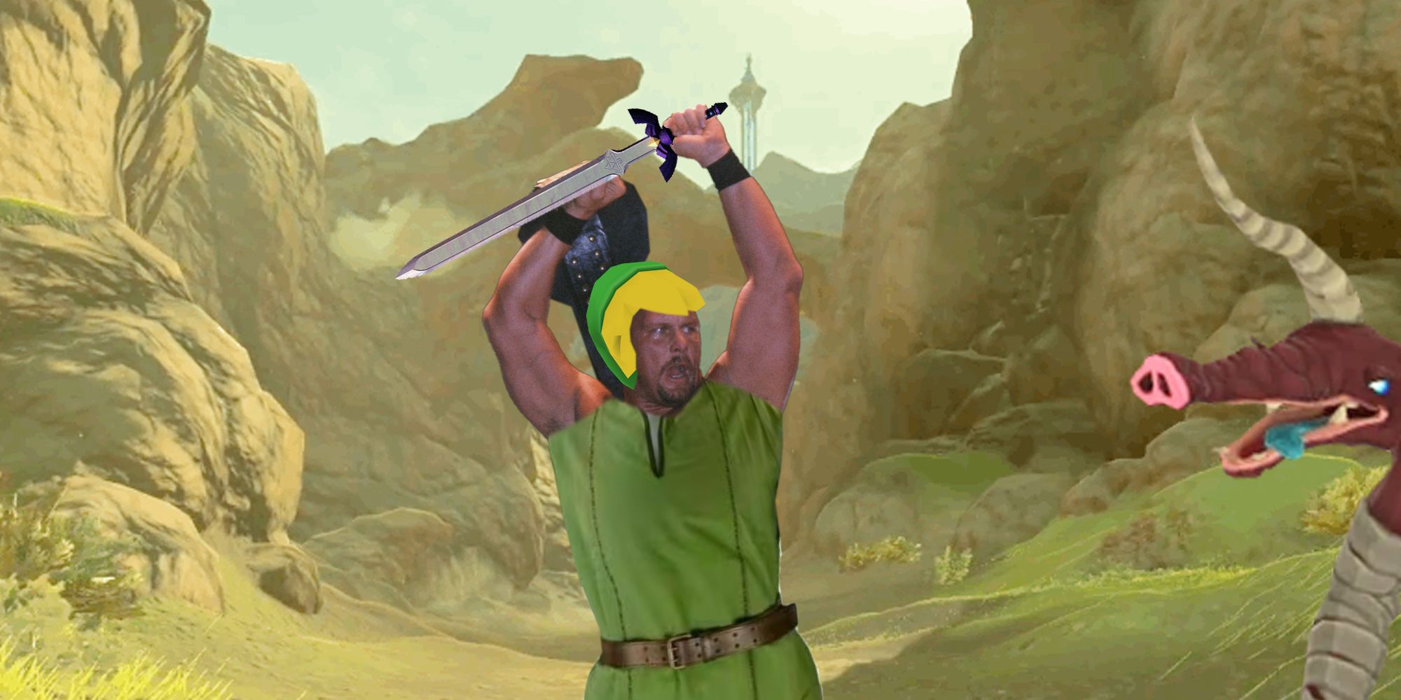stone cold as link in breath of the wild