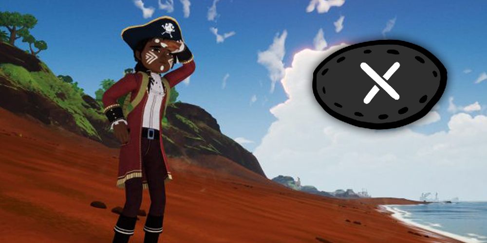 tchia looking into distance while wearing pirate outfit