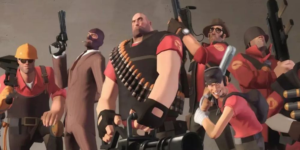 The cast of Team Fortress 2