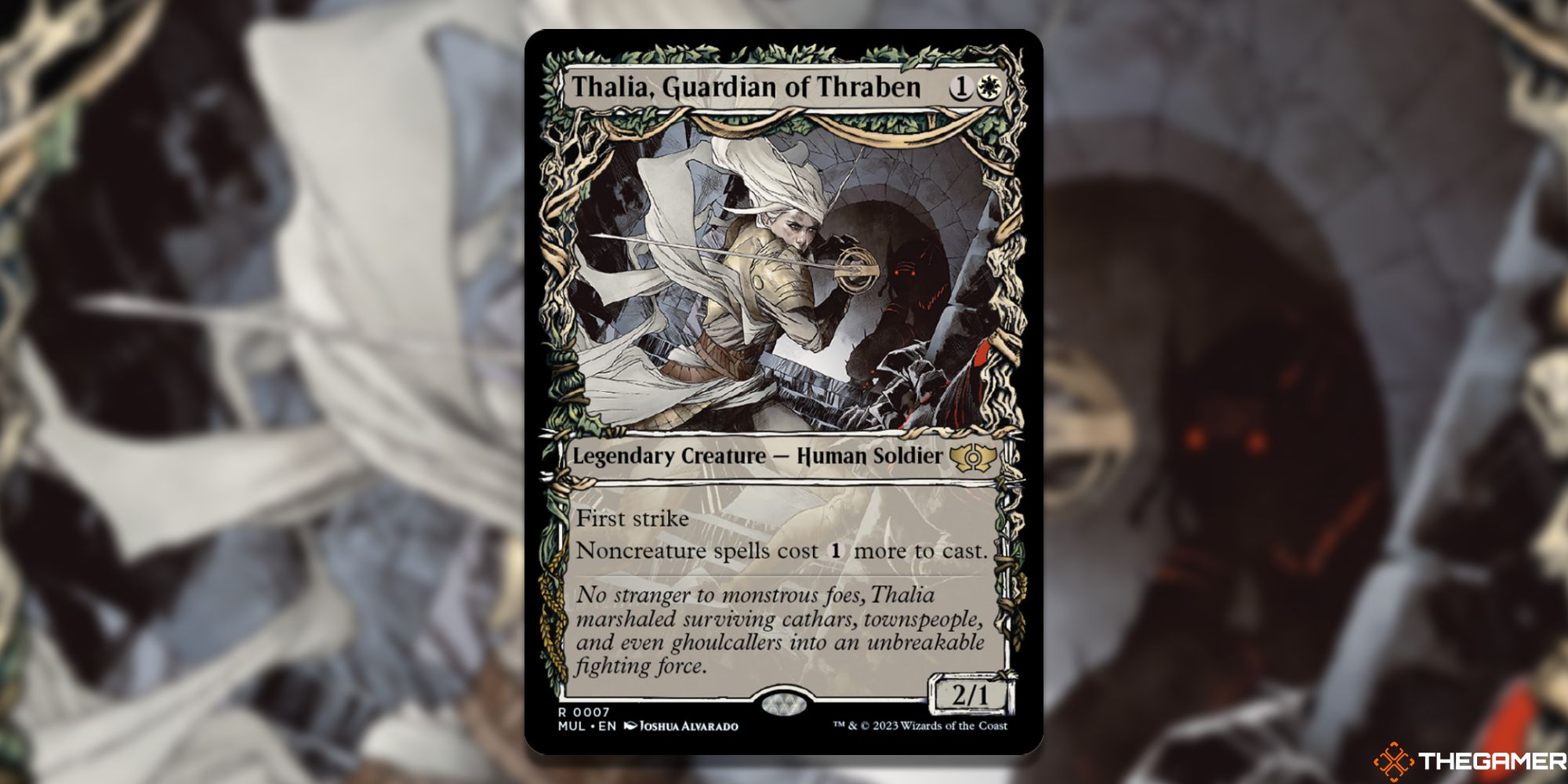 MTG: Thalia, Guardian of the Thraben Card