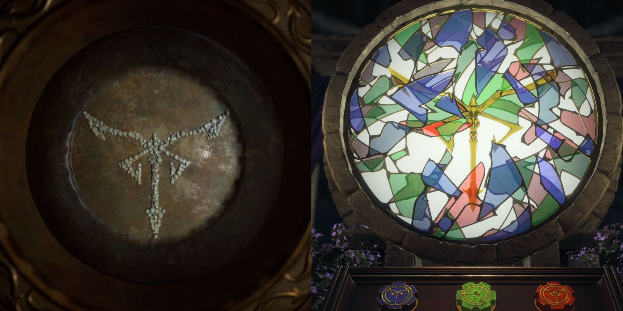 The crystal marble and church puzzles from Resident Evil 4 remake.