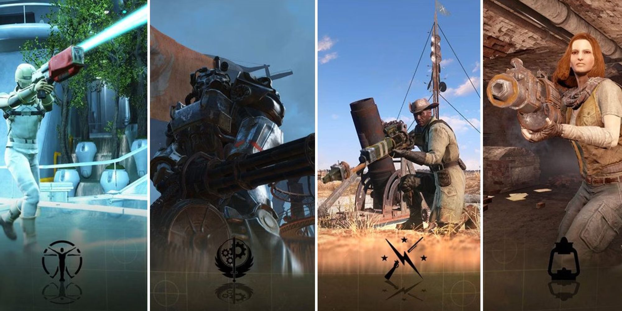 The four factions of Fallout 4