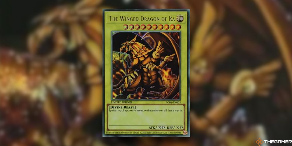 The Winged Dragon Of Ra from Yu-Gi-Oh!