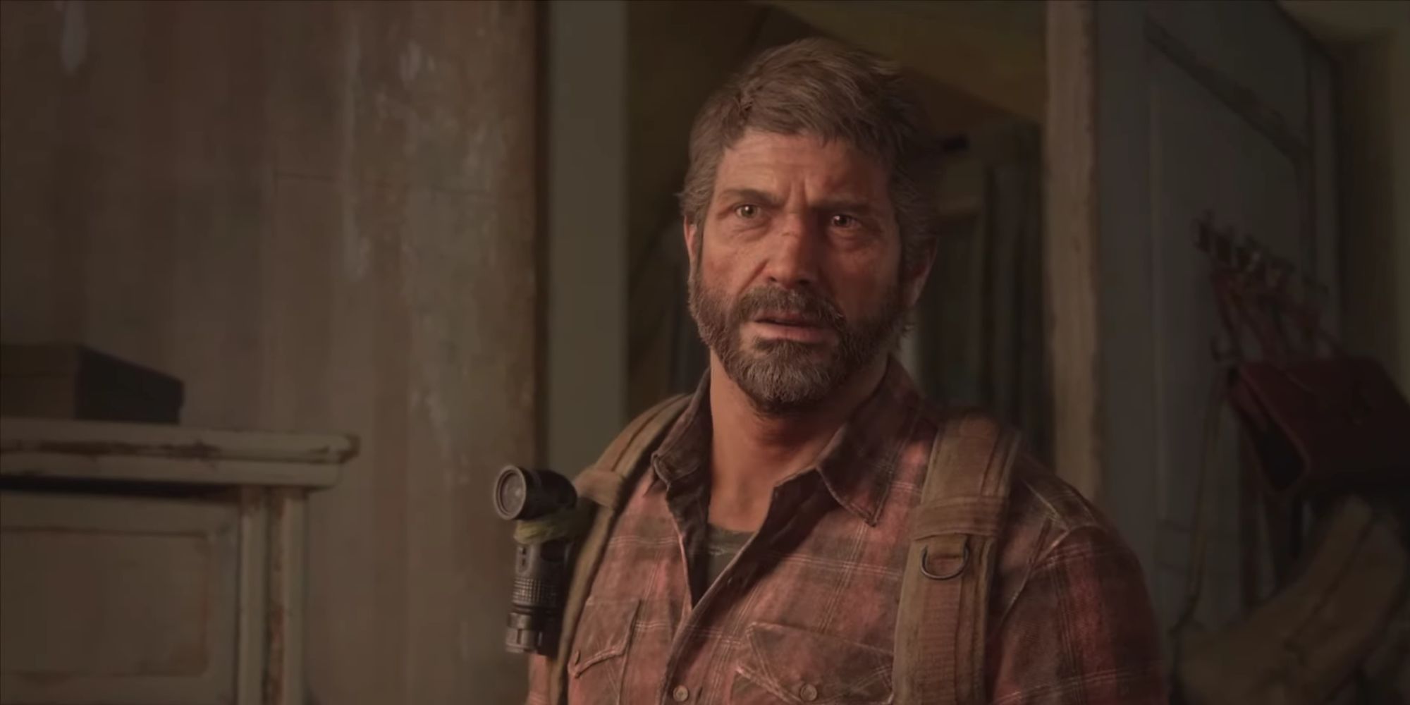 Joel in The Last of Us Part 1.