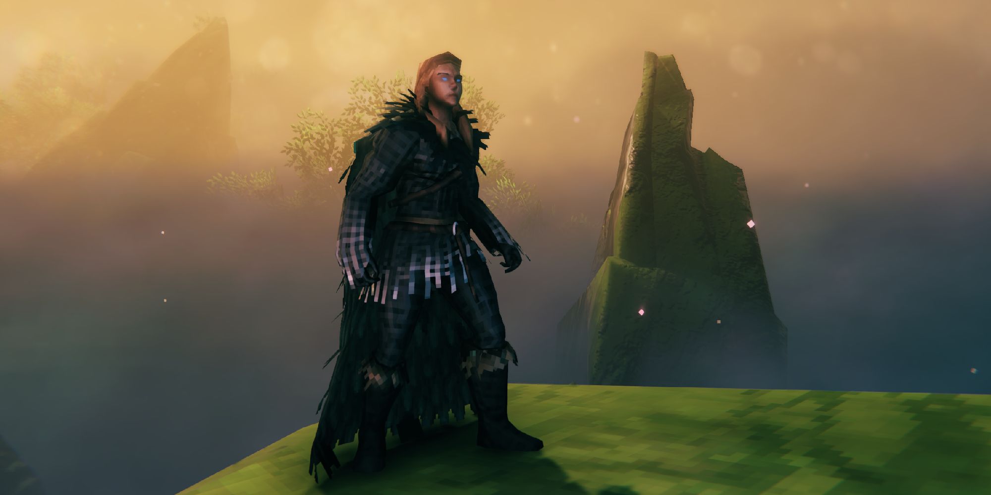 valheim player wearing eitr-weave armor set