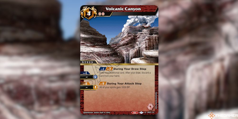 Volcanic Canyon Battle Spirits Saga