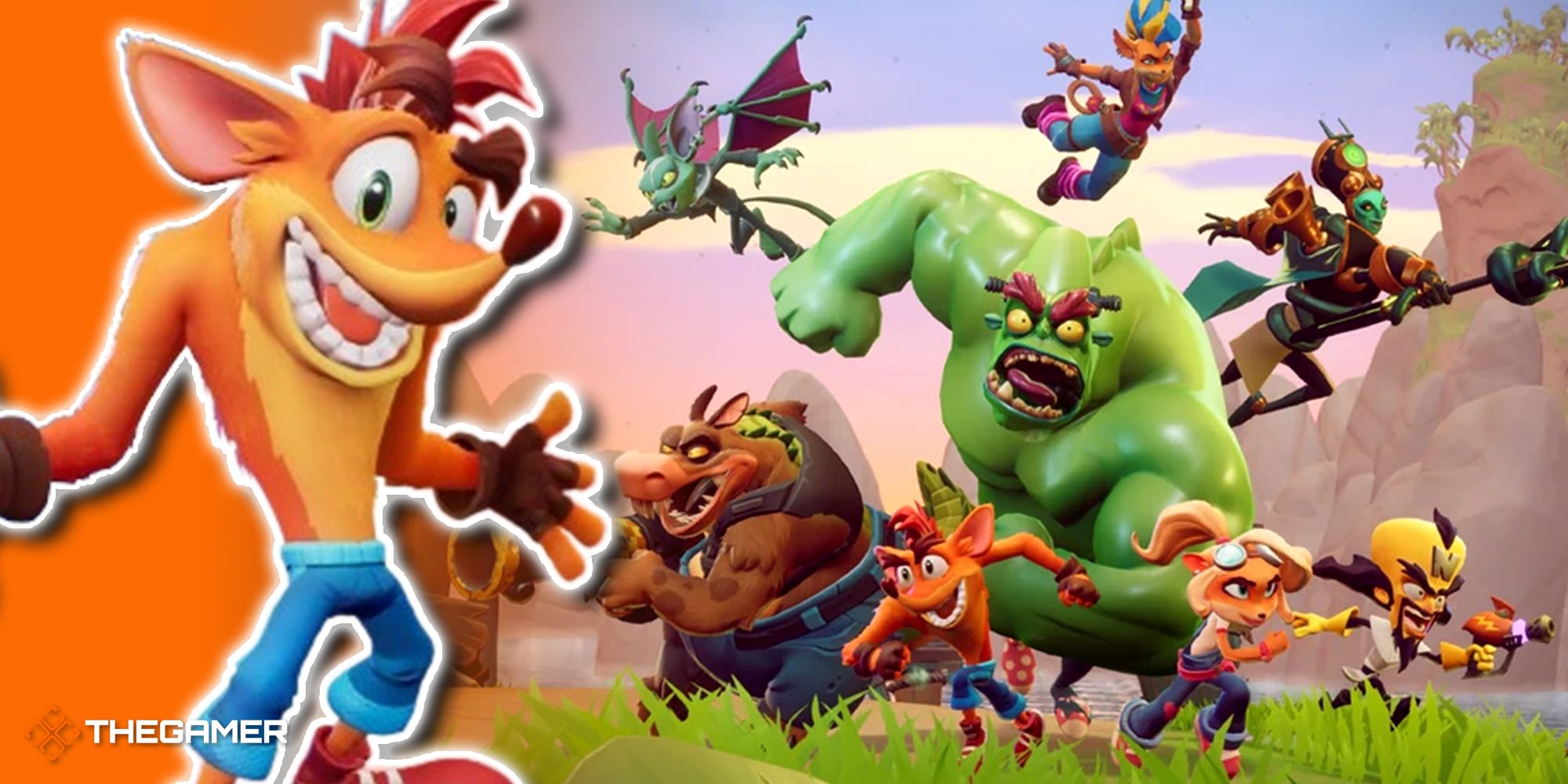 All the Crash Bandicoot characters on Switch and mobile
