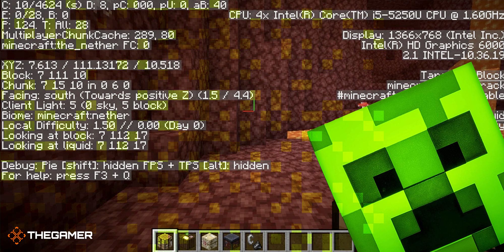 11-Minecraft How To See The Debug Screen