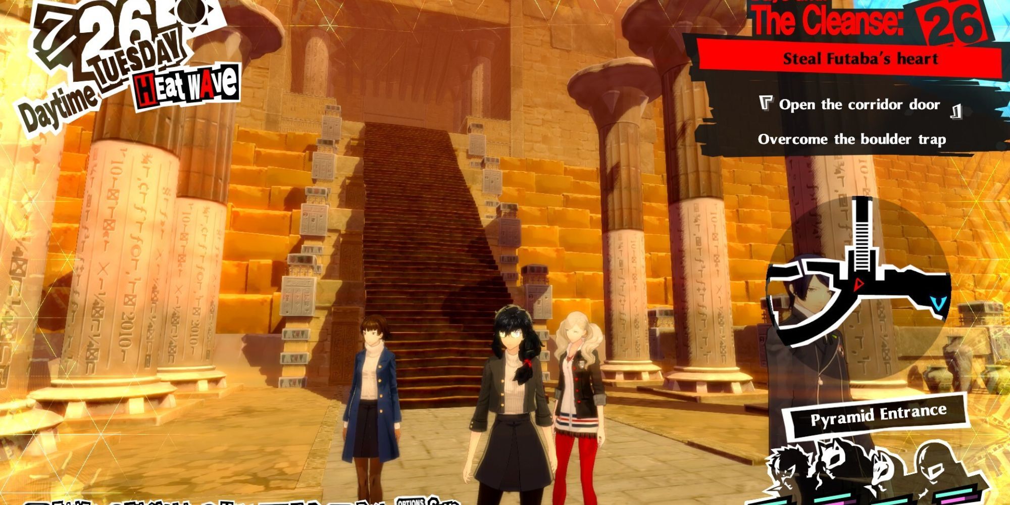 Persona 5 Royal - Modded screenshot shows Joker as a female