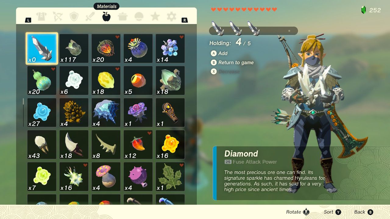 Link holds 4 diamonds for replication glitch