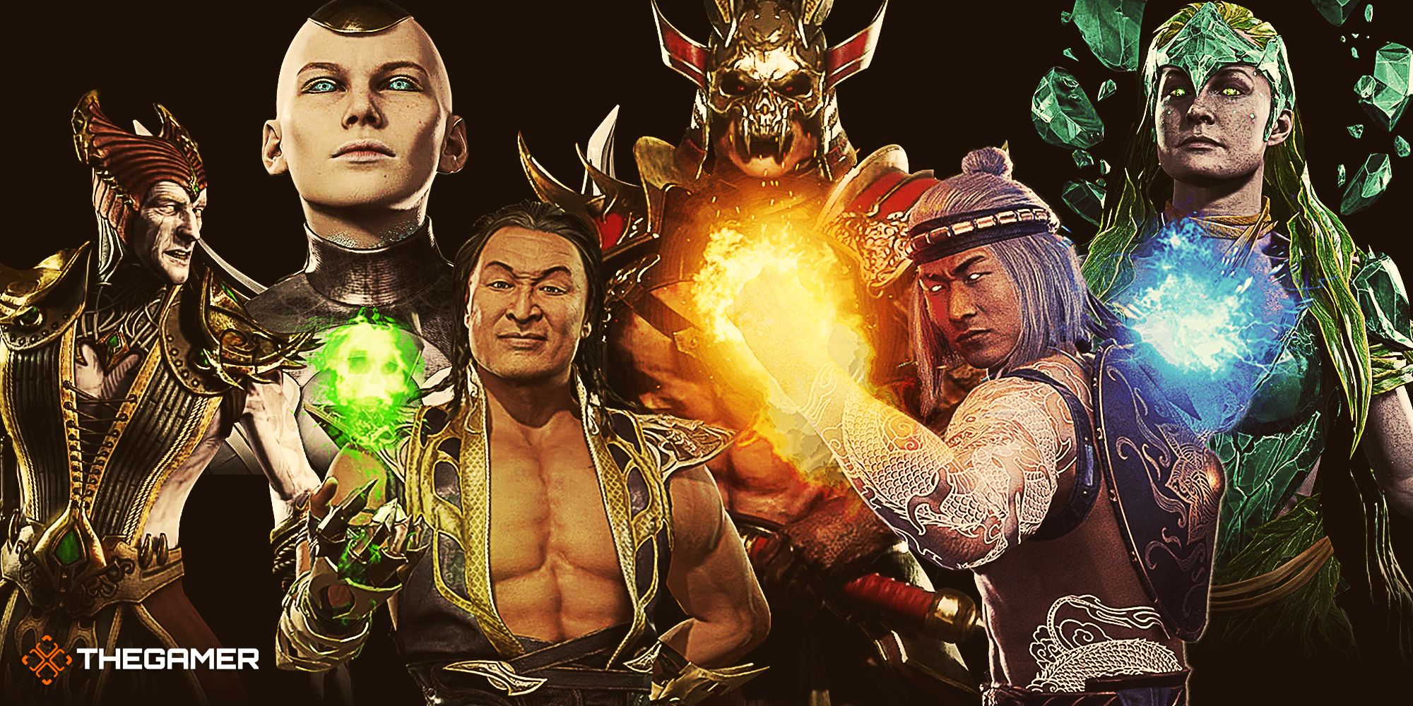 Character images from Mortal Kombat 11.