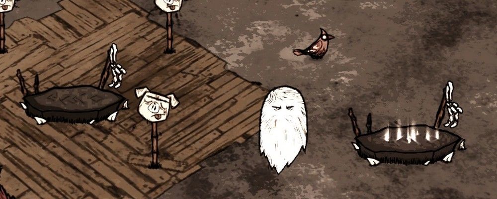 a ghost in don't starve together next to two touchstones how to revive in dont starve together