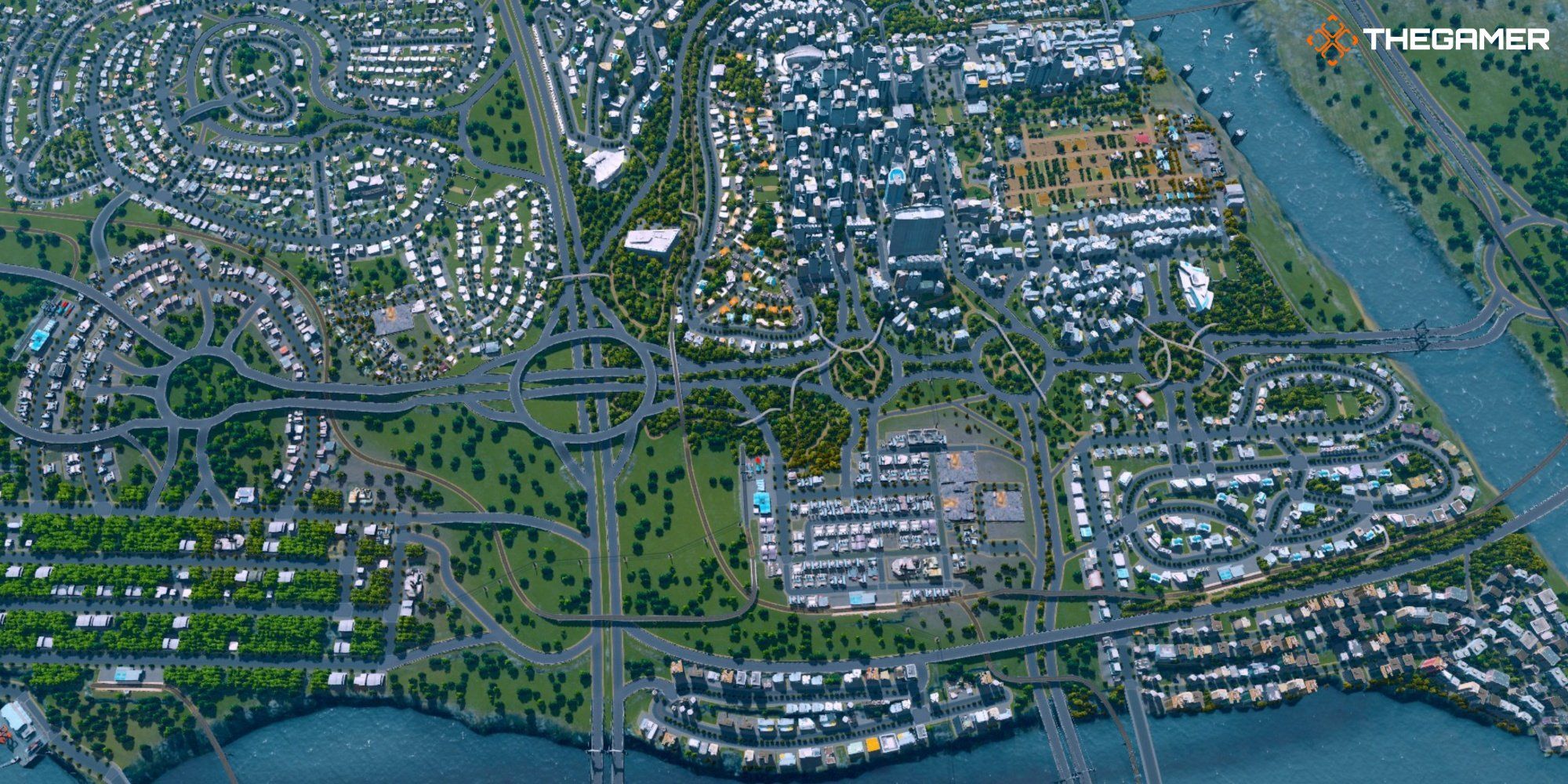 A Screenshot Of Cities Skylines