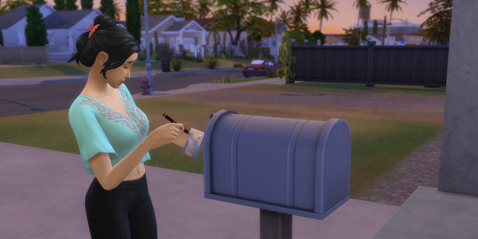 a sim sending something in the mail to license a song for her sims 4 singing career how to license a song