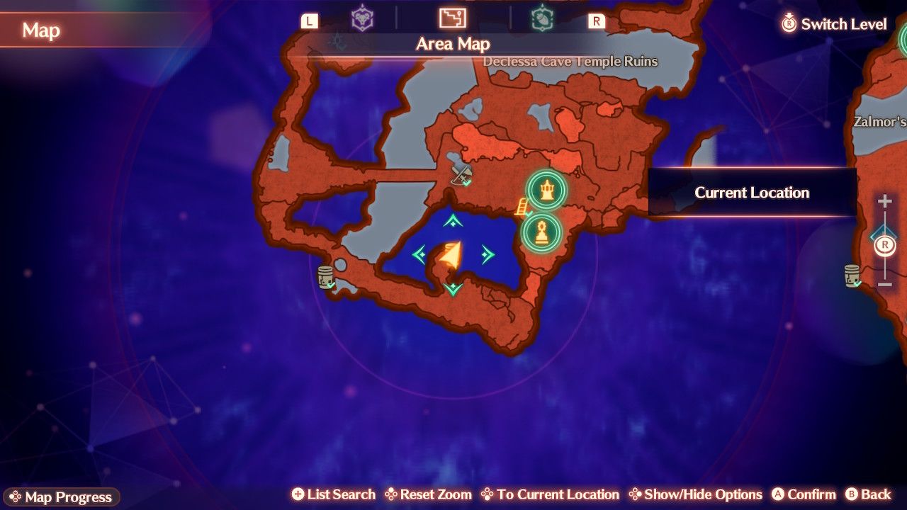 Map location for the fourth accessory unlock set in Xenoblade Chronicles 3: Future Redeemed.
