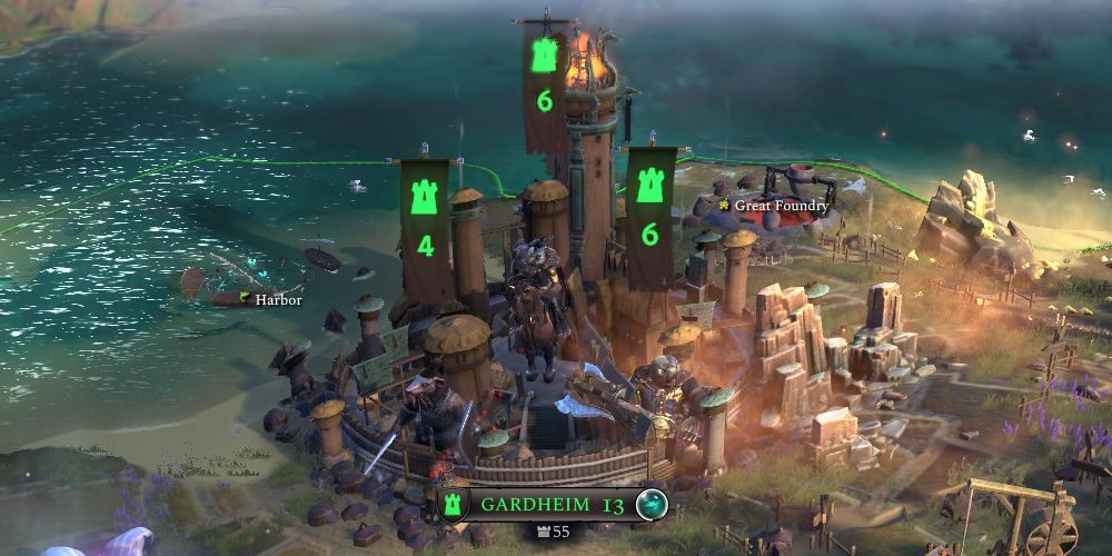 the barbarian city of gardheim in age of wonders 4