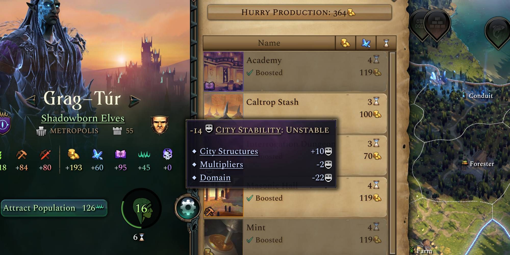 Age Of Wonders 4 City Stability