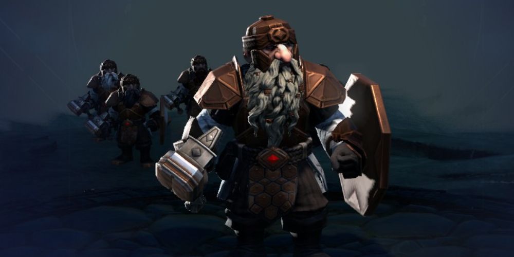 a dwarf anvil guard in age of wonders 4