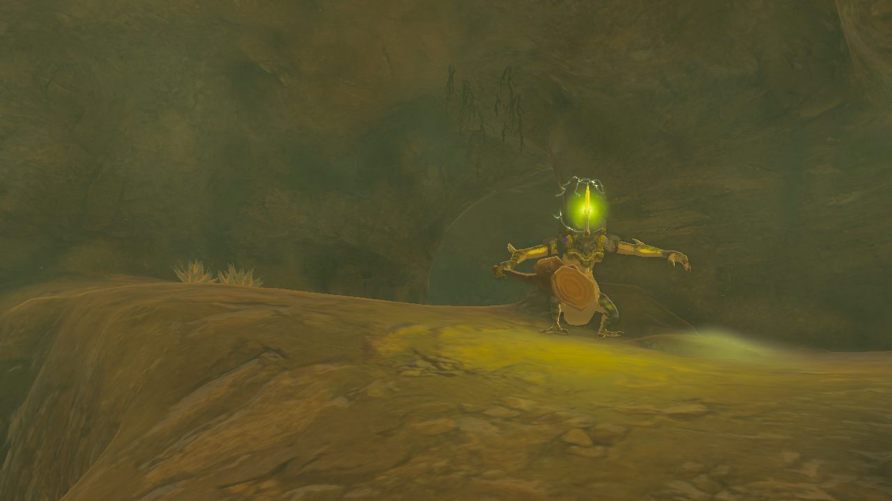 How To Unblock The Gerudo Stable Well In Tears Of The Kingdom   An Electric Lizalfos Down In The Blocked Well Gerudo Valley Tears Of The Kingdom 