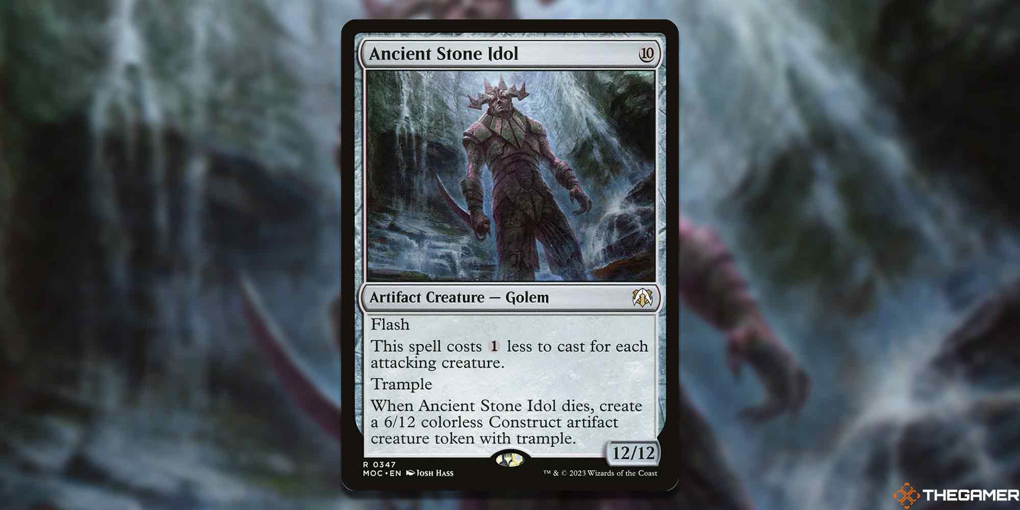 Ancient Stone Idol card from mtg