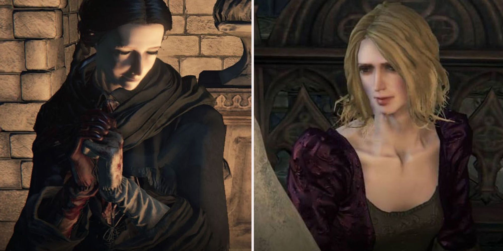 Every NPC You Can Send To Oedon Chapel In Bloodborne   Bloodborne Adella And Arianna In Oedon Chapel 1 