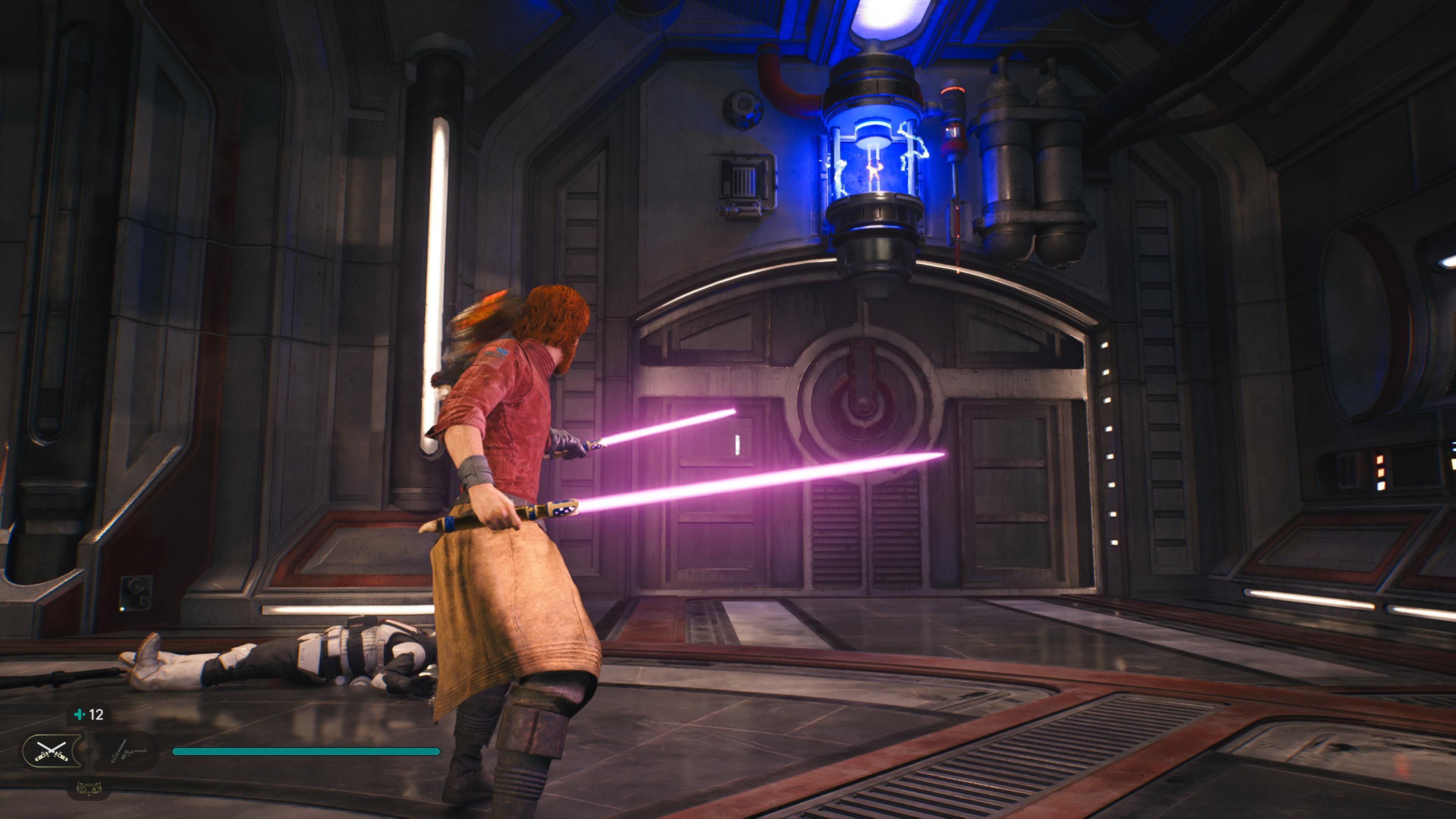 Cal near Hangar 2046-C in Jedi Survivor