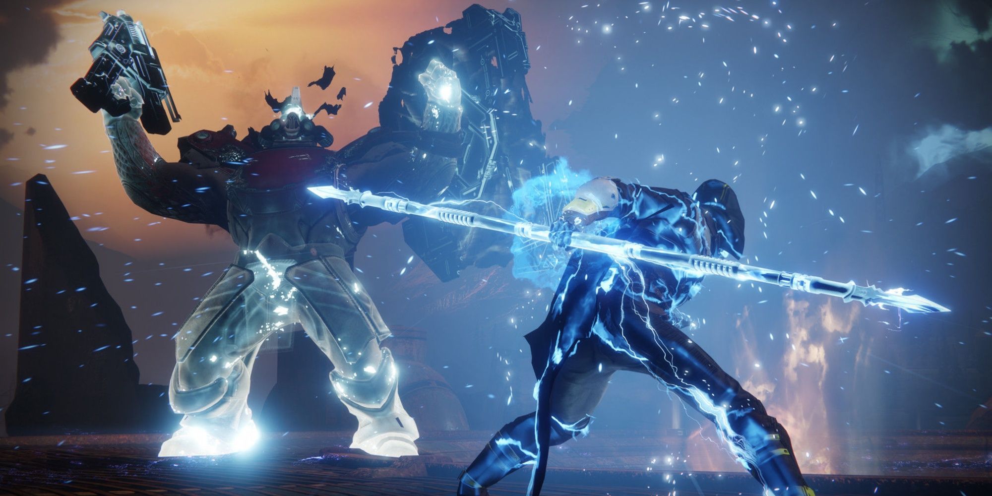 character engaged in battle in destiny 2