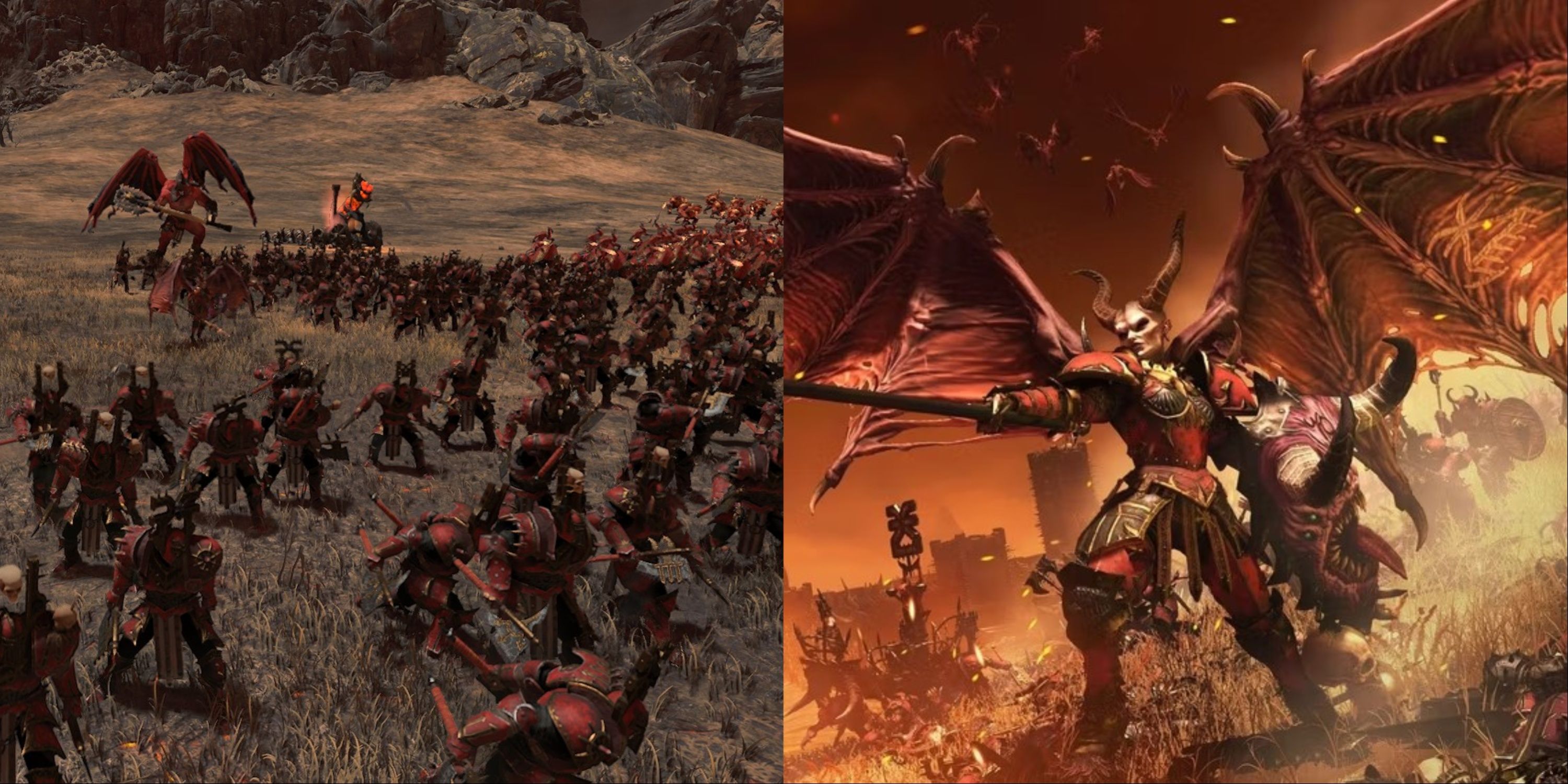 Valkia The Bloody And Khorne Army In Total War Warhammer 3