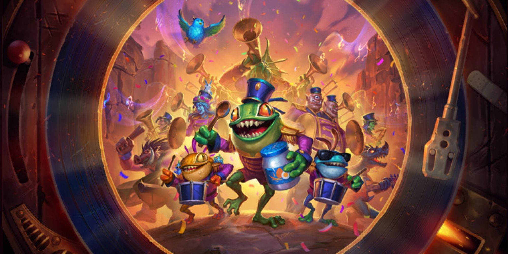 هنر تبلیغاتی Hearthstone Battlegrounds فصل 4.
