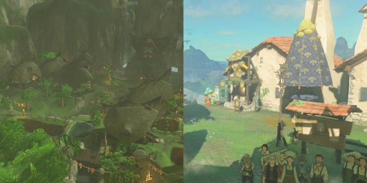Make Your Way To Hateno Village And Kakariko Village