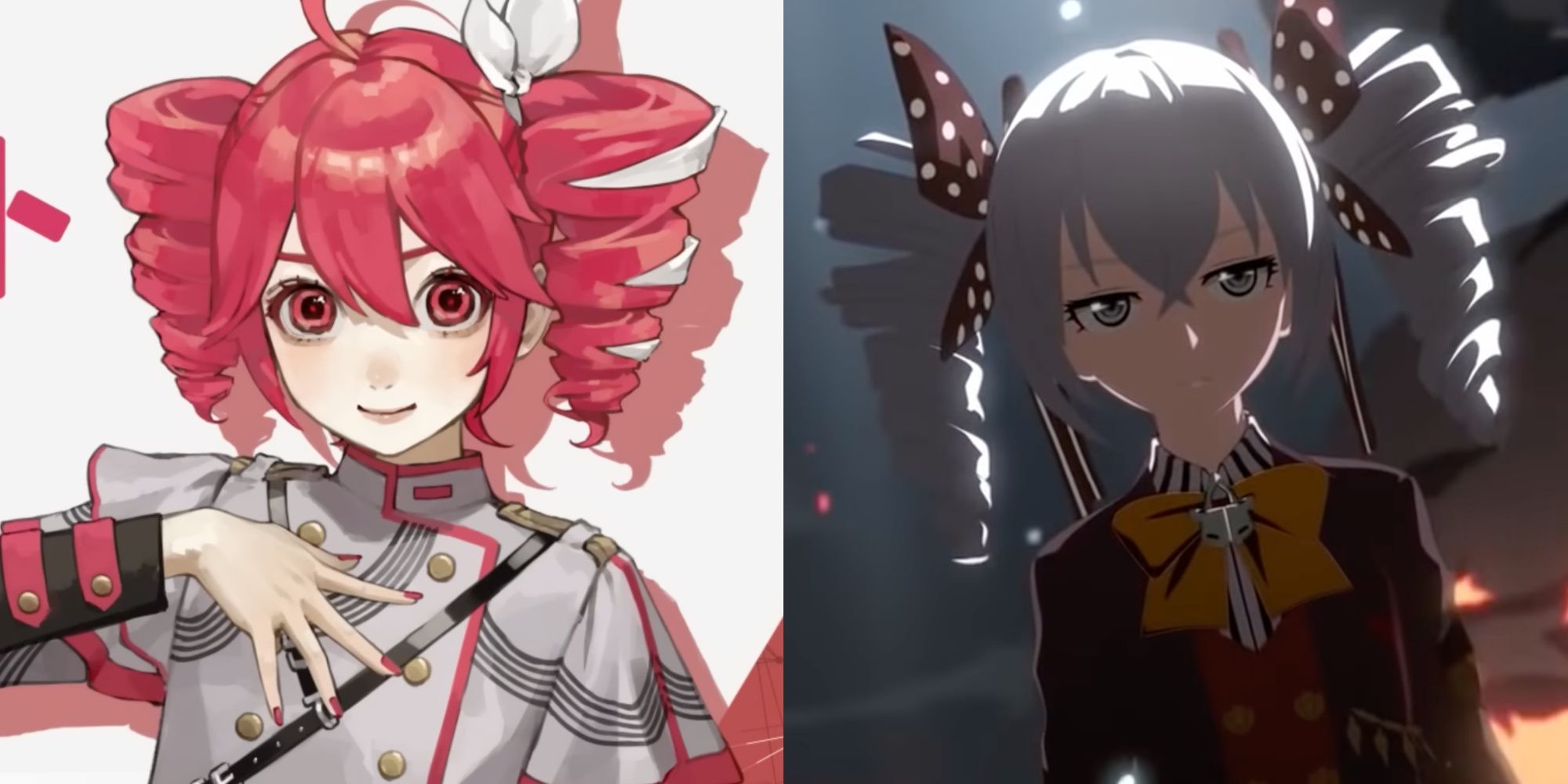 Kasane Teto from Synthesizer V and Bronya Zaychik from Honkai Impact 3rd