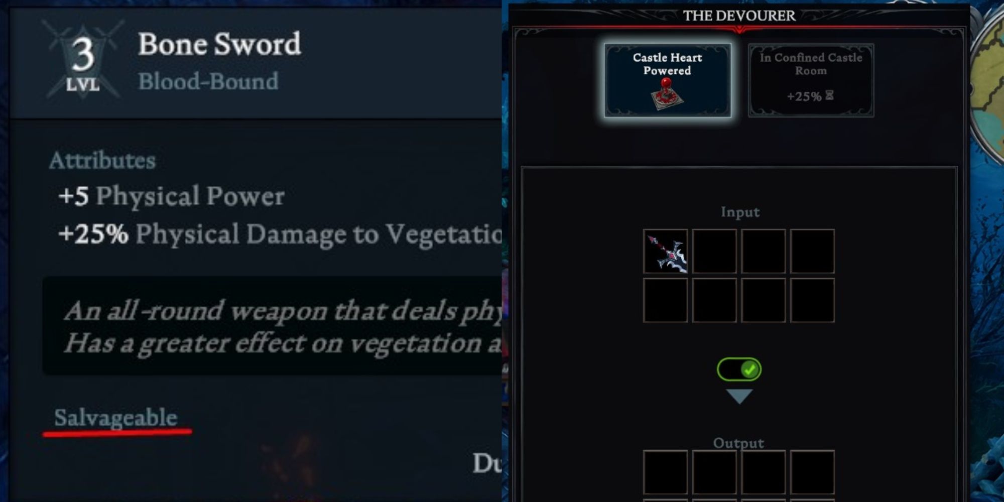 How To Build A Devourer To Salvage Equipment In V Rising