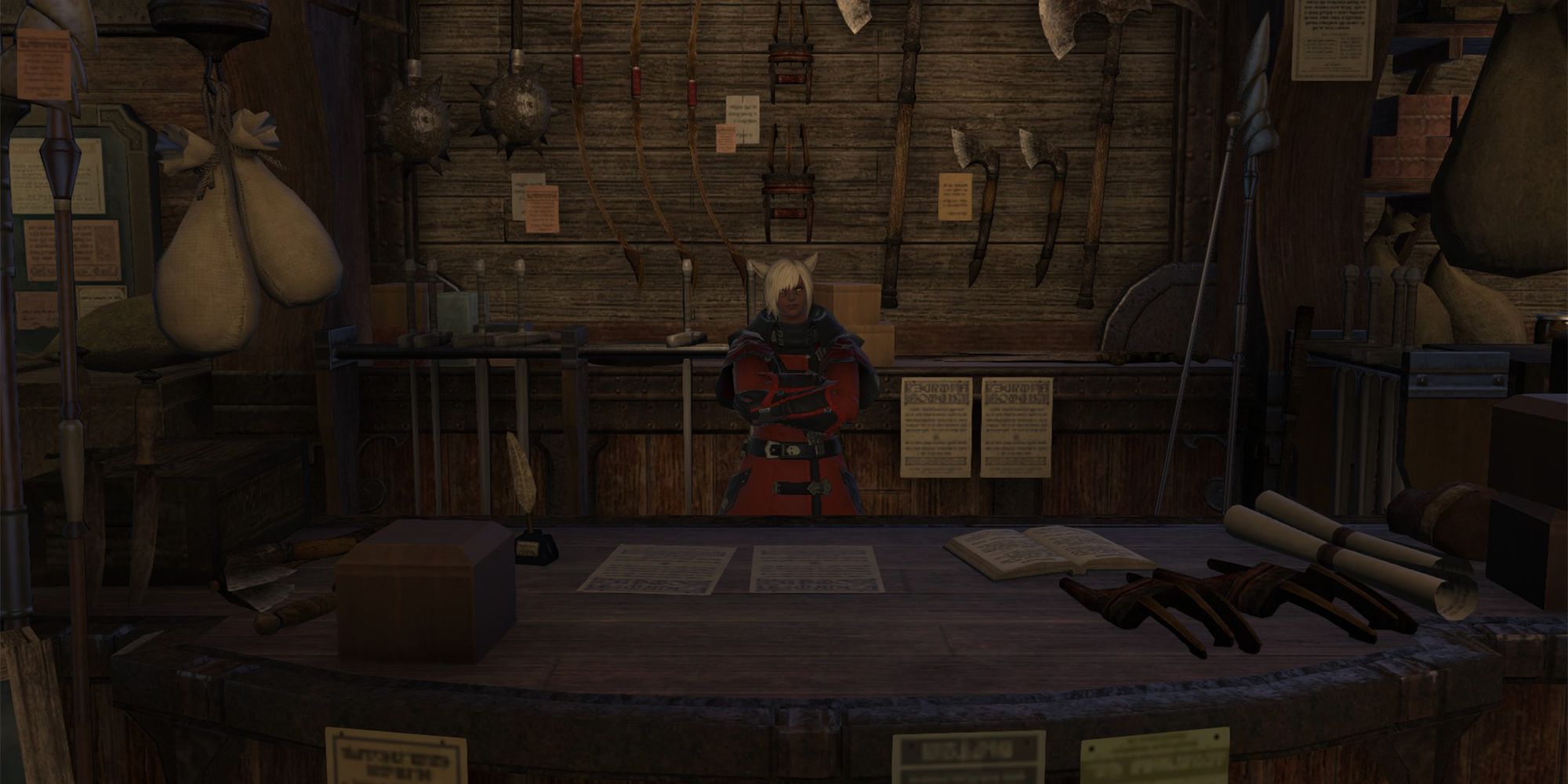 collar quartermaster vendor in the wolves' den pier