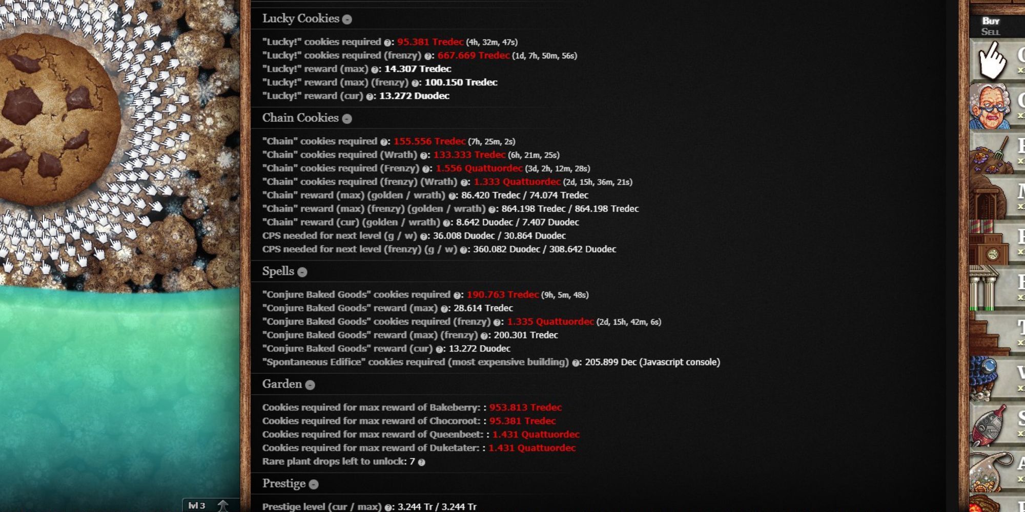 A wall of text with particularly useful information highlighted in red.